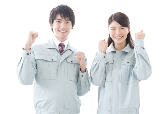 明るく元気な社員